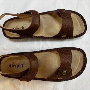 New, in box, never worn,  Alegria comfort sandals, size 12 women's, Euro size 44